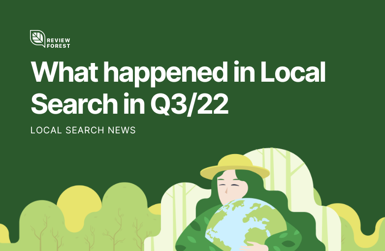 Local SEO Update for Q3 2022