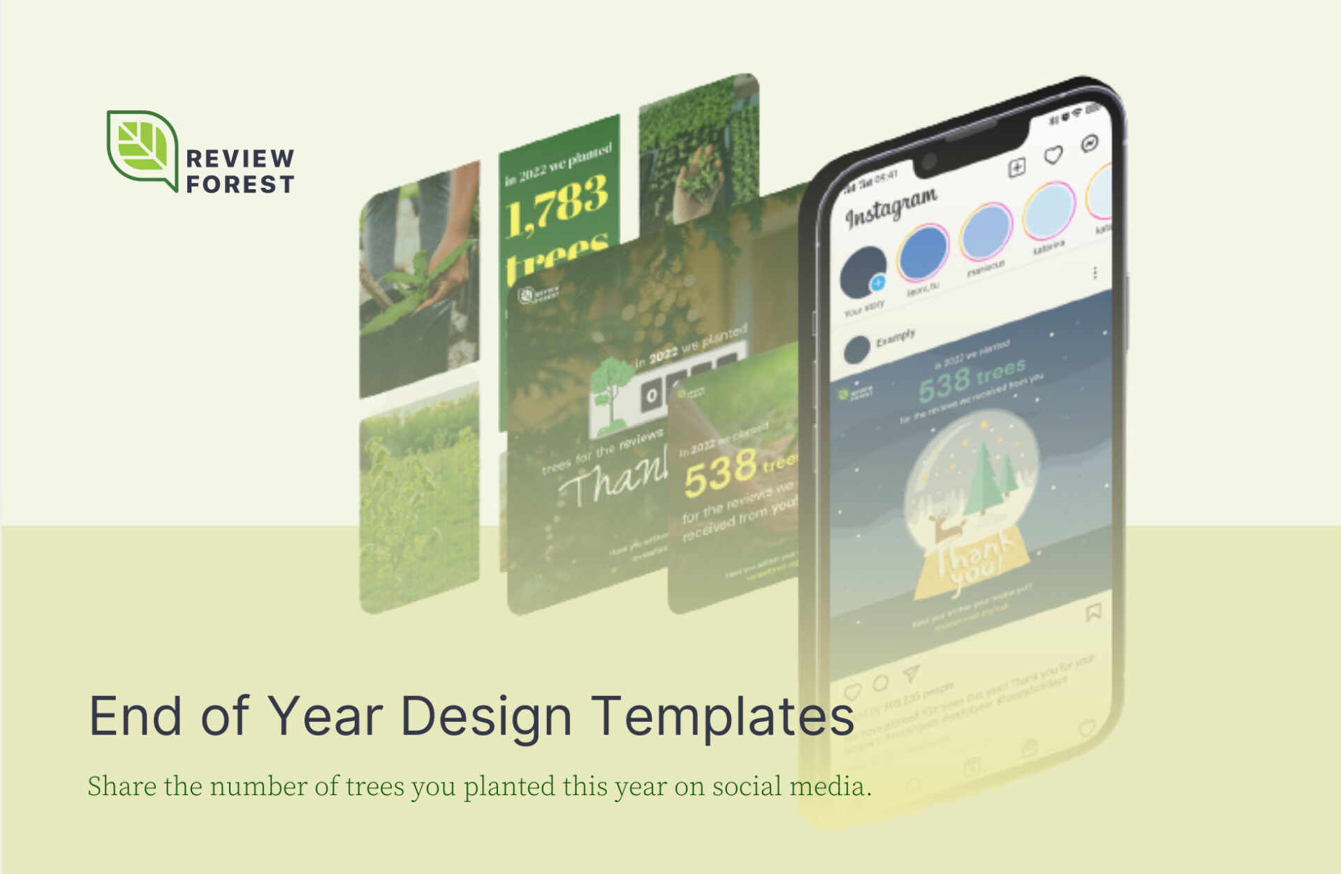 End of Year Design Templates