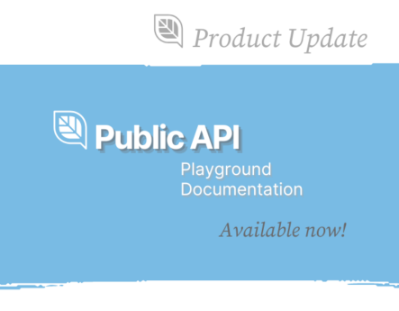 API for all! Our public API is now available